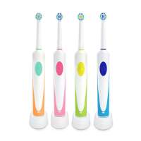 Kids Rotating Electric Toothbrush Battery Power with 2 Brush Heads Oral Hygiene Care Rechargeable