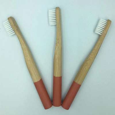 BPA free super soft bristles100% biodegradable organic handle dentist approved kids bamboo toothbrush